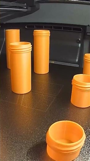 storage tubes that use pop bottle lids. #3dprinting #reuse #lockpicking