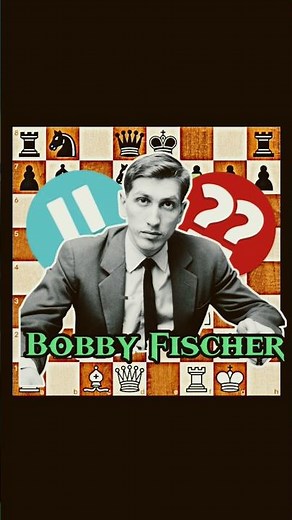 ⚡ Bobby Fischer Checkmates in 5 Brilliant Moves! ⚡ Bobby Fischer brilliant Move ll #bobbyfischer