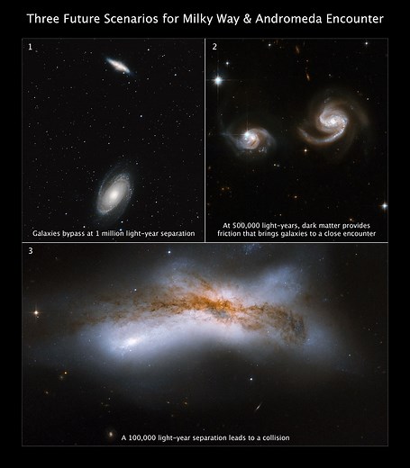 Apocalypse When? Hubble Casts Doubt on Certainty of Galactic Collision - NASA Science