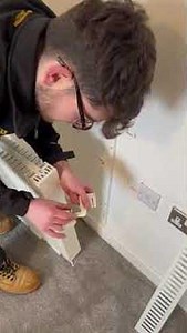 How to remove your radiators from the wall for decorating.