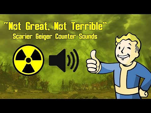 FALLOUT 4 MOD REVIEW Not Great Not Terrible - Scarier Geiger Counter Sounds