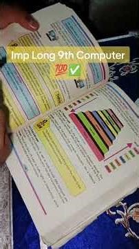 computer Science 9th class 2026 long question||most important long question unit 6