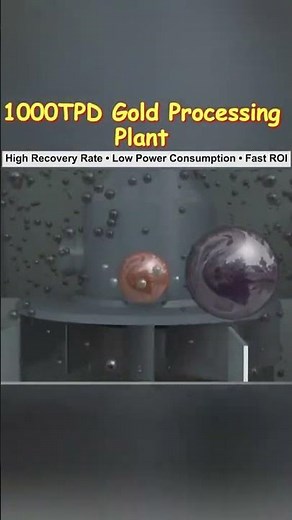 1000tpd Gold Processing Plant | Gold flotation production line
