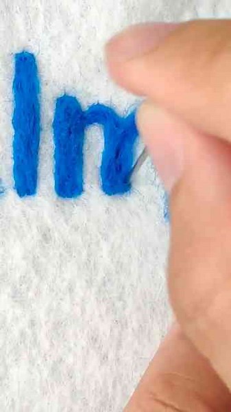 Walmart Logo Transformed in Satisfying Wool Art