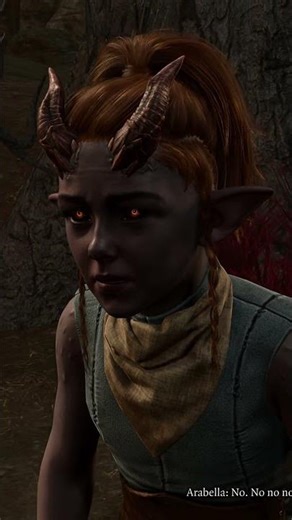 Delivering Bad News to Arabella #baldursgate3