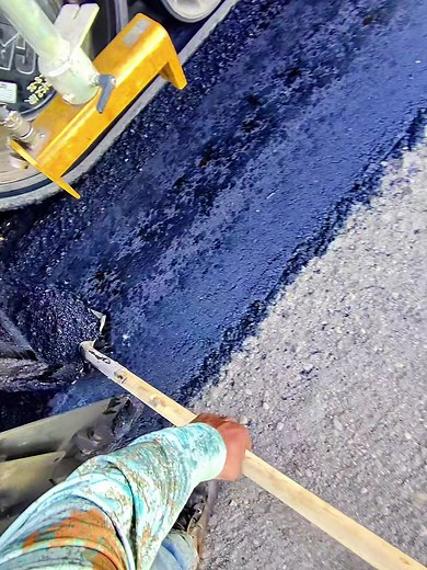 🫡🫡💪👍😎#asphaltpaving #asmr #bluecollar #trabajando #roadconstructionwork