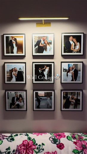 Love these frame prints from @Walgreens to fill this empty wall 💍💍 #homedecor #collagewall