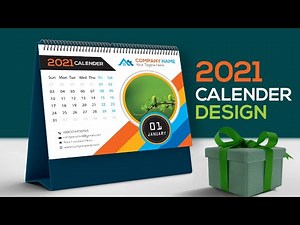 How to Create Desk Calendar Design in Adobe Illustrator CC 2021 | Calendar Design Bangla Tutorial