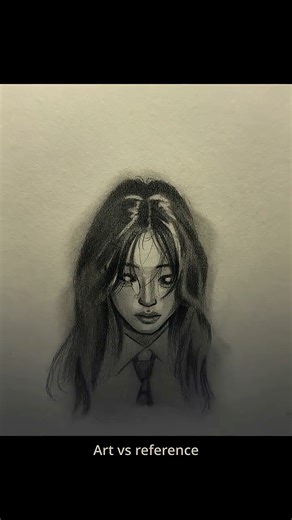 Art vs Reference✨ | #art #sketch #drawing #shorts