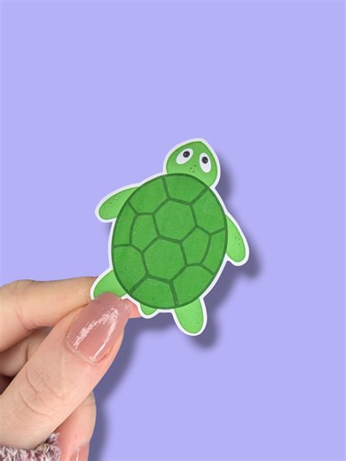 Adorable Turtle Vinyl Sticker - Never Forget How Turtley Great You Are - Positive Turtle Stickers - Etsy
