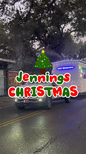 The City of Jennings Christmas Parade brought downtown Jennings to life with festive floats, smiling faces, and plenty of holiday cheer. The celebration continues at the festival at I-10 Park, fireworks start at 8PM | Visit Jeff Davis