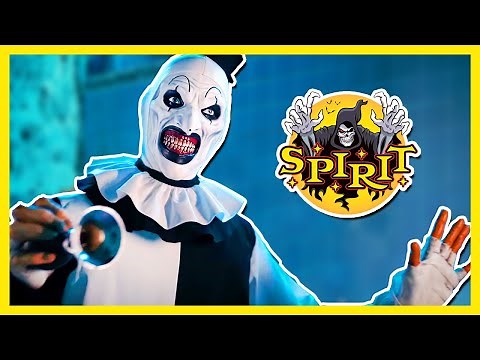 Spirit Halloween 2024 ART THE CLOWN SNEAK PEEK - Terrifier Animatronic | Spirit Halloween 2024