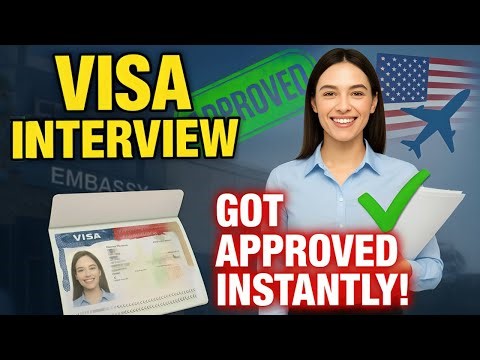 Visa Interview Questions & My Real Answers | Got Approved Instantly (Full Guide 2025)