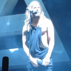 Jared Leto's Bulge Is Unforgettable: Watch the Singer Grab His Impressive Junk During 30 Seconds to Mars Concert