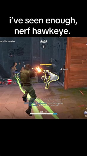 NERF HAWKEYE. #fyp #cuatroshome #marvelrivals | hawkeye