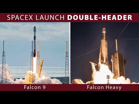 Watch live as SpaceX launches two rockets about two hours apart