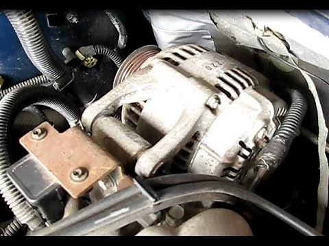 How to replace the alternator in a 3.0L Caravan, Voyager or Town and Country