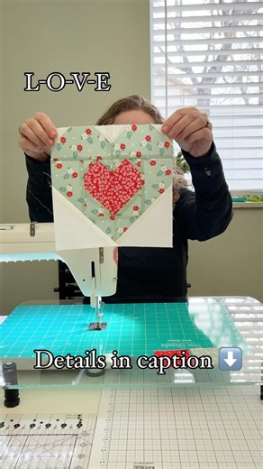 Andy Knowlton - A Bright Corner quilt patterns | L...O....V....E Sewing up a “Little Loves” mini quilt and these are my blocks so far. Little Loves is a free pattern from @fatquartershop... | Instagram