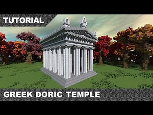 Minecraft Greek Doric Temple Tutorial & Download