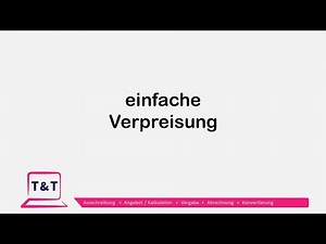 GAEB-Konverter - Verpreisung ohne Kalkulation