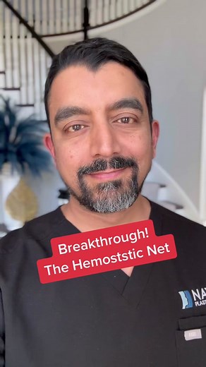 Innovative Hemostatic Net for Face and Necklift Safety