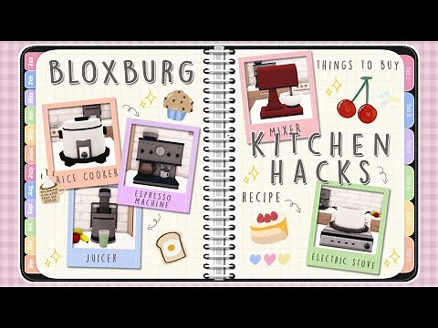 Bloxburg : Kitchen Hacks | Functional | Tips & Designs | Series 21
