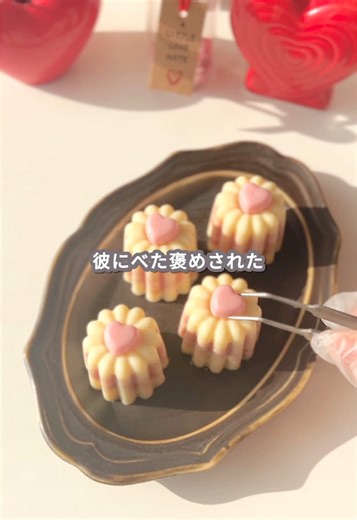 カヌレ型で作る簡単バレンタインチョコレシピ