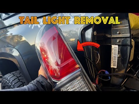 Easy Tail Light Removal on 3rd Gen Tacoma, Brake and Reverse Light Replacement