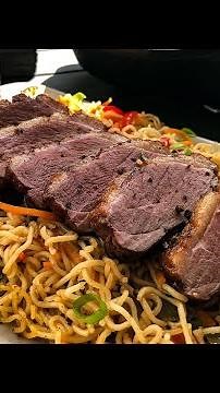 Entenbrust mit Gebratenen Nudeln nach Asia Art - GG-Grillen