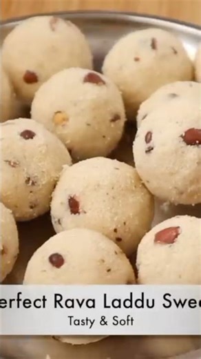 Perfect Rava Laddu Recipe😋👌