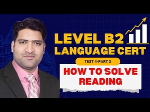How to Solve LanguageCert Reading Achiever Level B2 | Test 4 | Part 3 | SELT B2