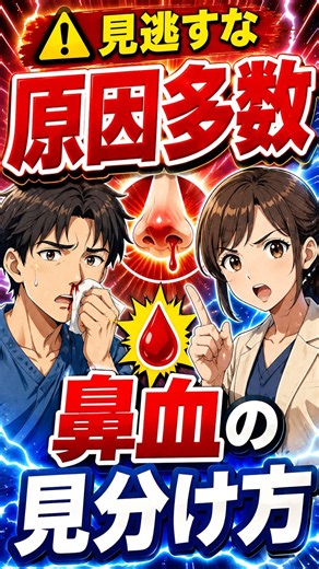 【正しく対処！鼻血の主な原因と応急処置のコツ】