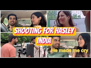 SHOOTING WITH ‪@HasleyIndiachannel‬ || ‪@Iabhishekkapoor‬ MADE ME CRY?||VLOG2