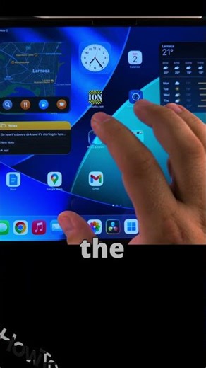 iPad How to Resize Widgets Part 1