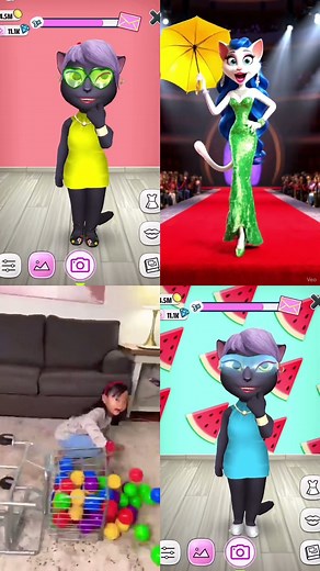 My Talking Angela – Funny Moments #mytalkingangela #shorts #funny