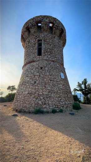 Isolella in Corsica, Genoese tower and exceptional panorama of the Gulf of Ajaccio