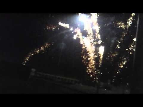 Fireworks show after Fort Myers Miracle Baseball Game