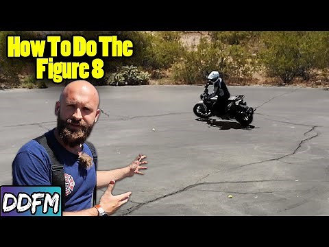 How To Do A Figure 8 / UK Mod 1 Motorcycle Test Exercise