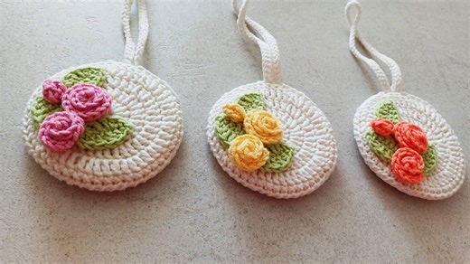 Crochet Floral Keychain & Bag Charm | Easy & Beautiful Tutorial