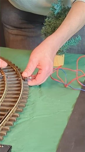 BUILDING ON A BIG SCALE! 🛠️ | Installing LGB Rails #Shorts