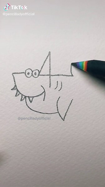 Simple Shark Drawing Tutorial | Easy Step-by-Step Guide
