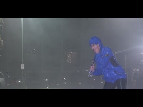 Reporter battles wind during Hurricane Nicholas report