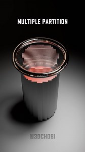 6.3M views · 20K reactions | Multiple Partition 15000 Cubes Cylinder Structure Satisfying Collapse #satisfying #animation #3dart #reels #virelreels | 3D Chobi | Facebook