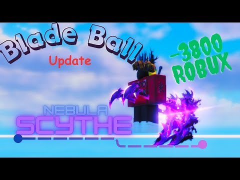 I got the NEW DUAL NEBULA SCYTHE in the Blade Ball Update! | (Roblox Blade Ball)