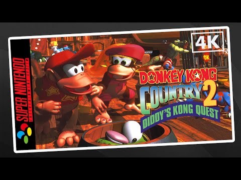 [102% & NO DAMAGE] Donkey Kong Country 2: Diddy's Kong Quest | SNES LONGPLAY | FULL GAME | 4K
