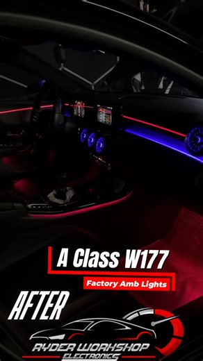 Ryder Workshop Car Ambient Lights & Electronics on Instagram: "Mercedes Benz A Class W177 2023 ✅Εγκατάσταση εργοστασιακού ατμοσφαιρικού φωτισμού - Ambient Lights με 64 αποχρώσεις και ρύθμιση έντασης φωτεινότητας μέσα από το εργοστασιακό σύστημα της Mercedes Mbux NTG6! 🔥Μόνο στο @ryder_workshop Ευχαριστούμε τον πελάτη μας από τα Ιωάννινα για την εμπιστοσύνη🫡 📍 Σιάτιστα, Κοζάνης 📍 Αθήνα κατόπιν ραντεβού ☎️ 6945433853 ⸻ 🥇 Το Ryder Workshop έφερε πρώτο το Ambient Lighting στην Ελλάδα από το 201