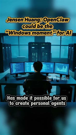Jensen Huang: OpenClaw could be the “Windows moment” for AI