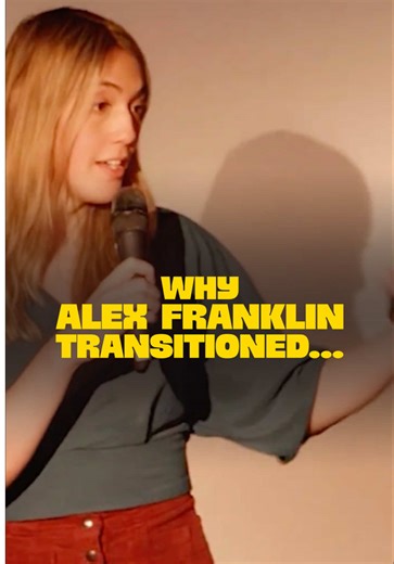 Alex Franklin speaking her truth on why she transitioned… 📍Alex Franklin: Kiss- Work in Progress, 6th February, 21:00, Pleasance Islington