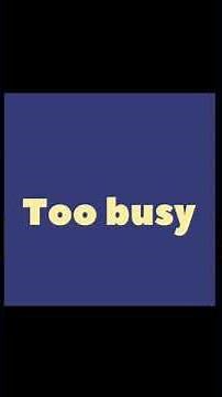 Just for today - April 10 - Too busy