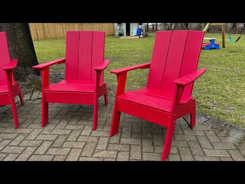 Making Adirondack Chairs From HDPE